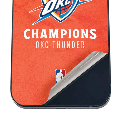 2025 NBA Champions Oklahoma City Thunder iPhone 16 Plus Skin